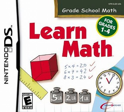 Learn Math for Grades 1-4 box art for Nintendo DS